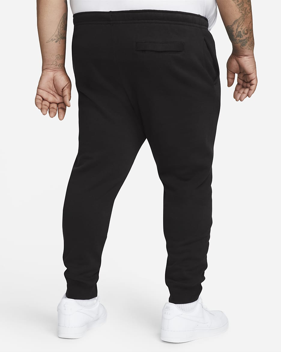 Nike microbrand club jogger black hotsell